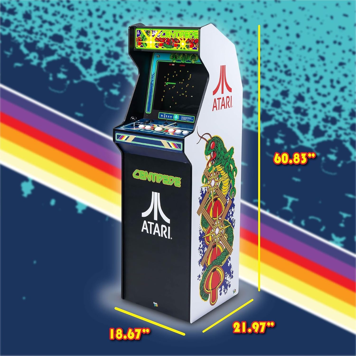 Arcade Classics Atari Centipede Ultra Series Game Machine 40 Games 17″ arcade1up