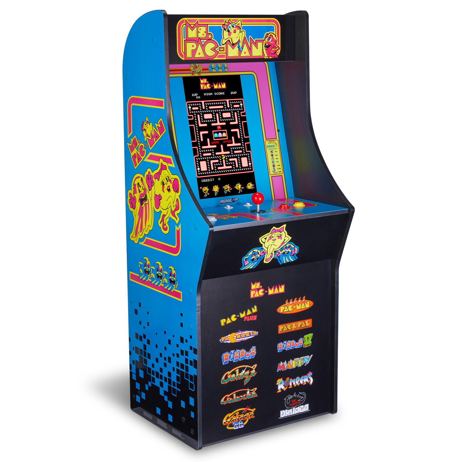 Arcade1Up Ms. Pac-Man Classic SE Arcade Machine and Classic SE 14.25″ Riser