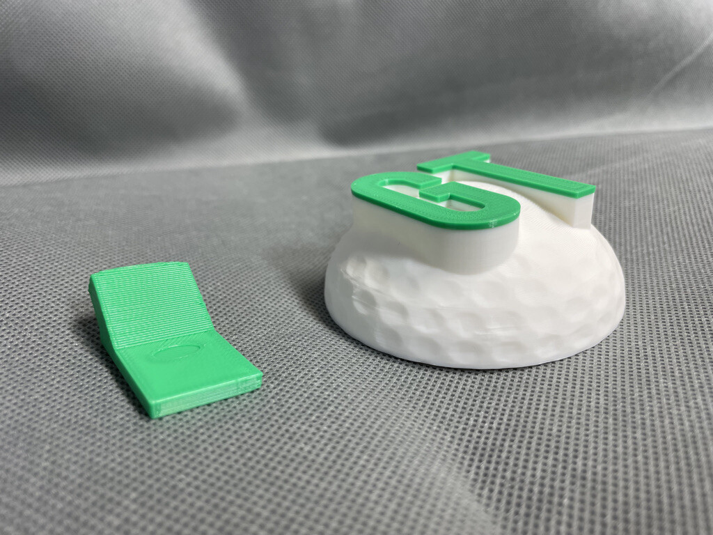 Custom Golden Tee GT Trackball Dust Cover White/Green