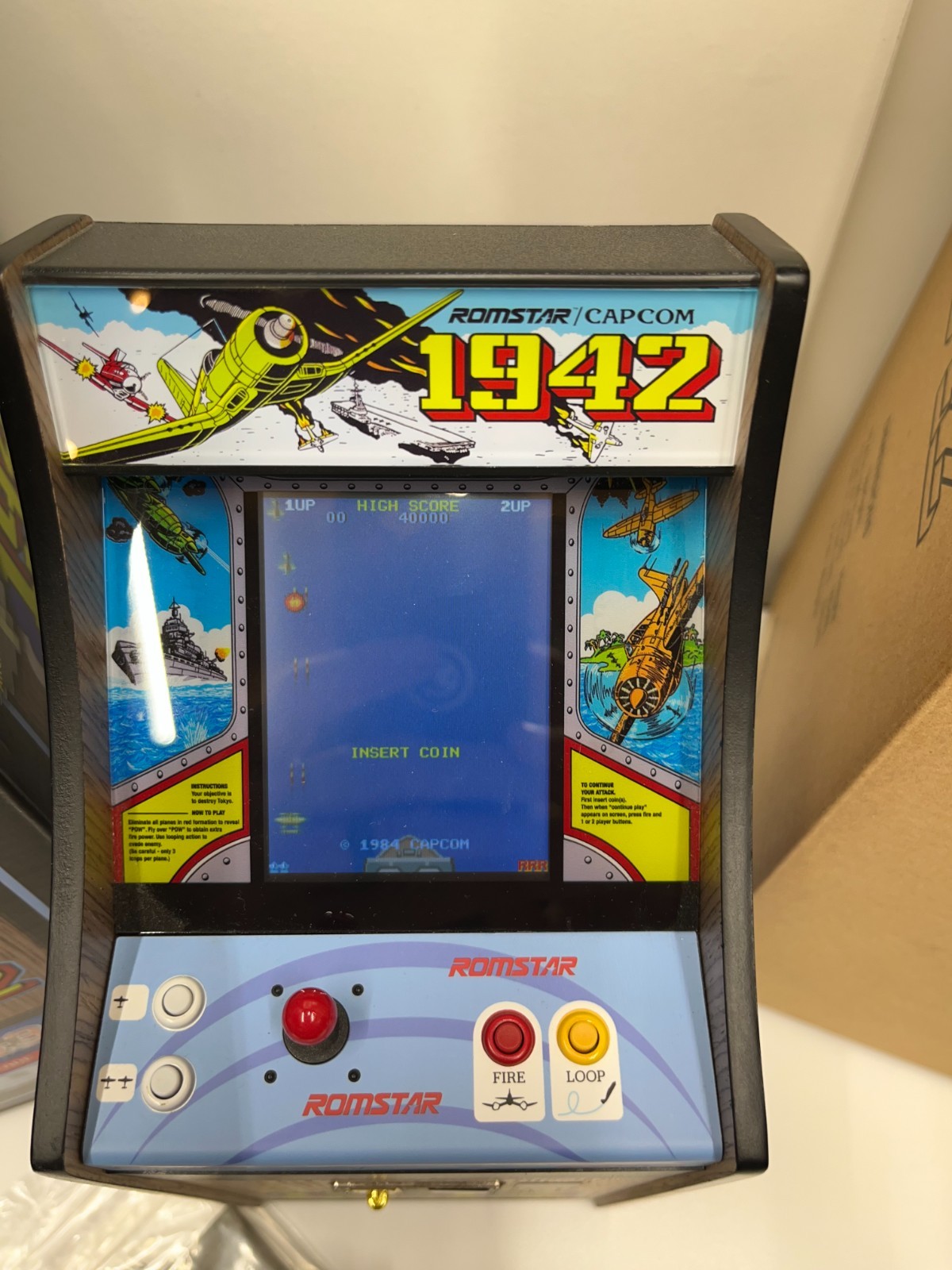 New Wave Toys Replicade 1942 & 1943 1/6 Scale Arcade Machine