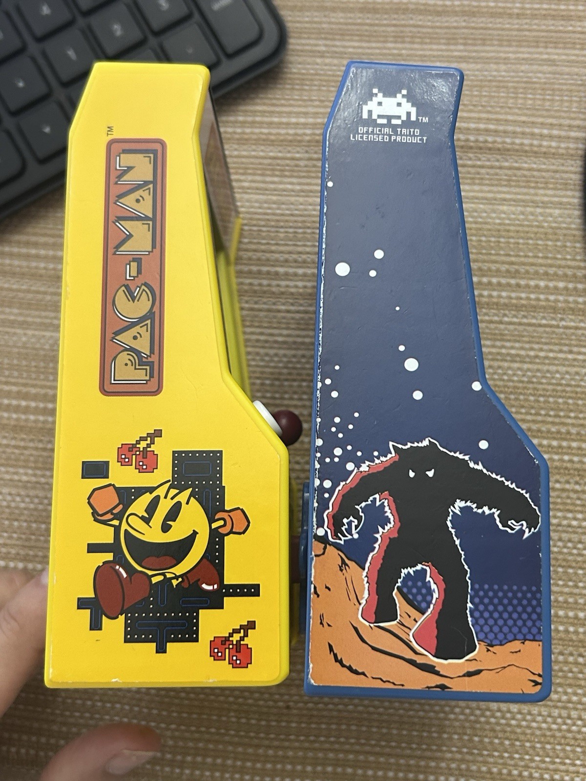 Pac-Man and Space Invaders Handheld Retro Mini Arcade Machines Tested BUNDLE