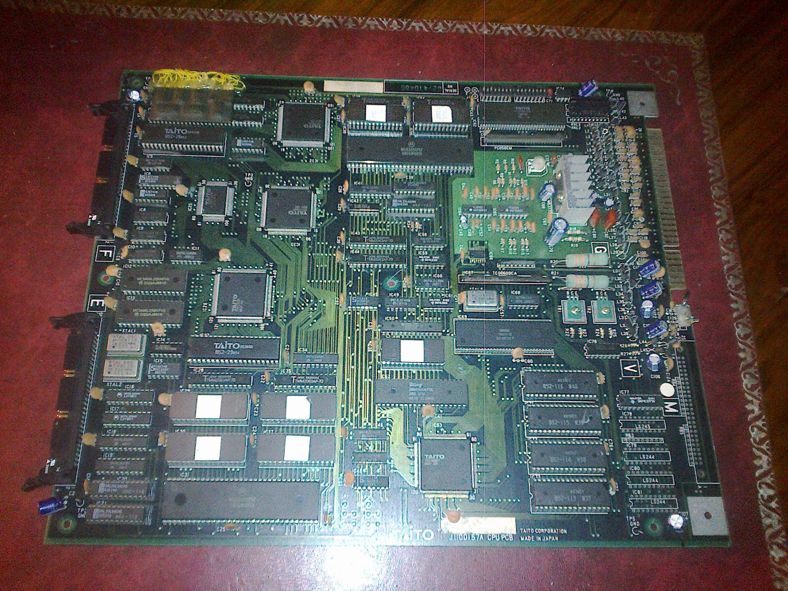 ORIGINAL TAITO CHASE HQ PCB board CHASE H.Q. 1988 untested as is -see the photos