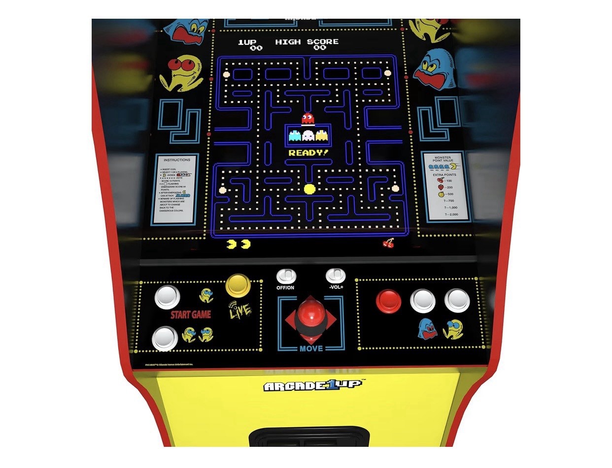 PAC-Man Deluxe Arcade Machine for Home – 5 Feet Tall – Buisness Model Available!