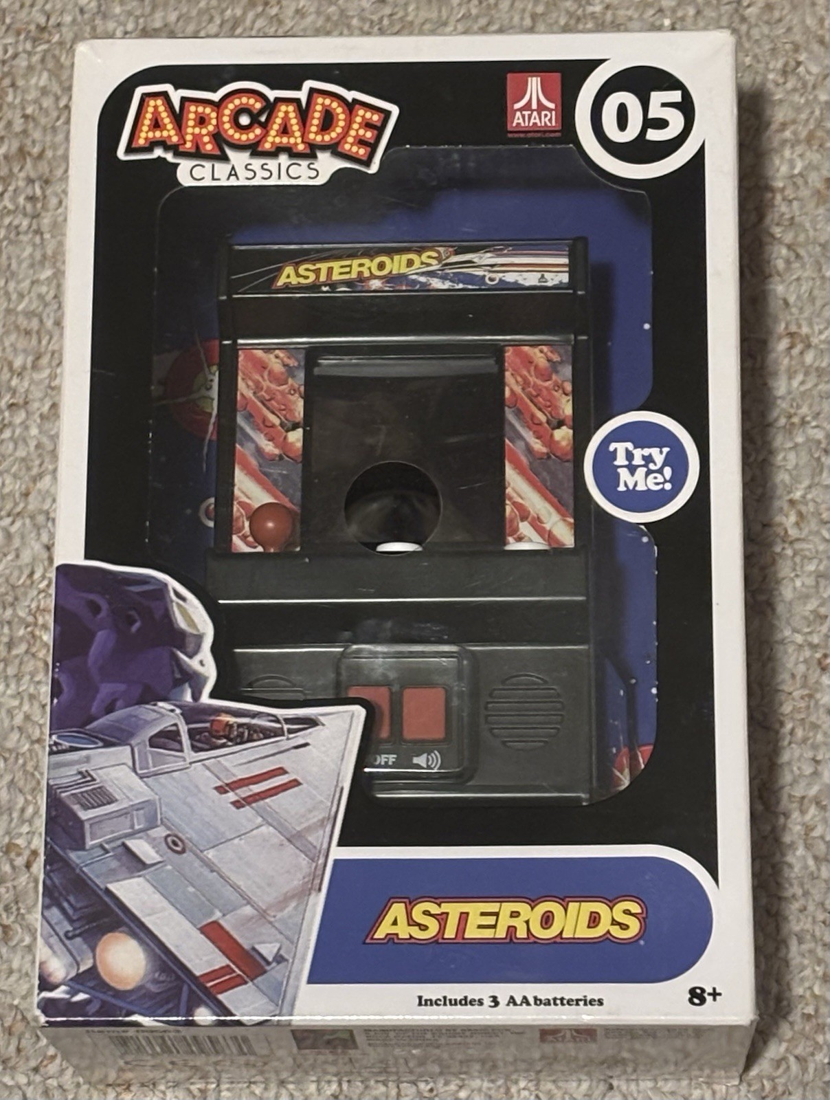 Asteroids Arcade Classics Mini Handheld Retro Atari Games #05 NEW SEALED