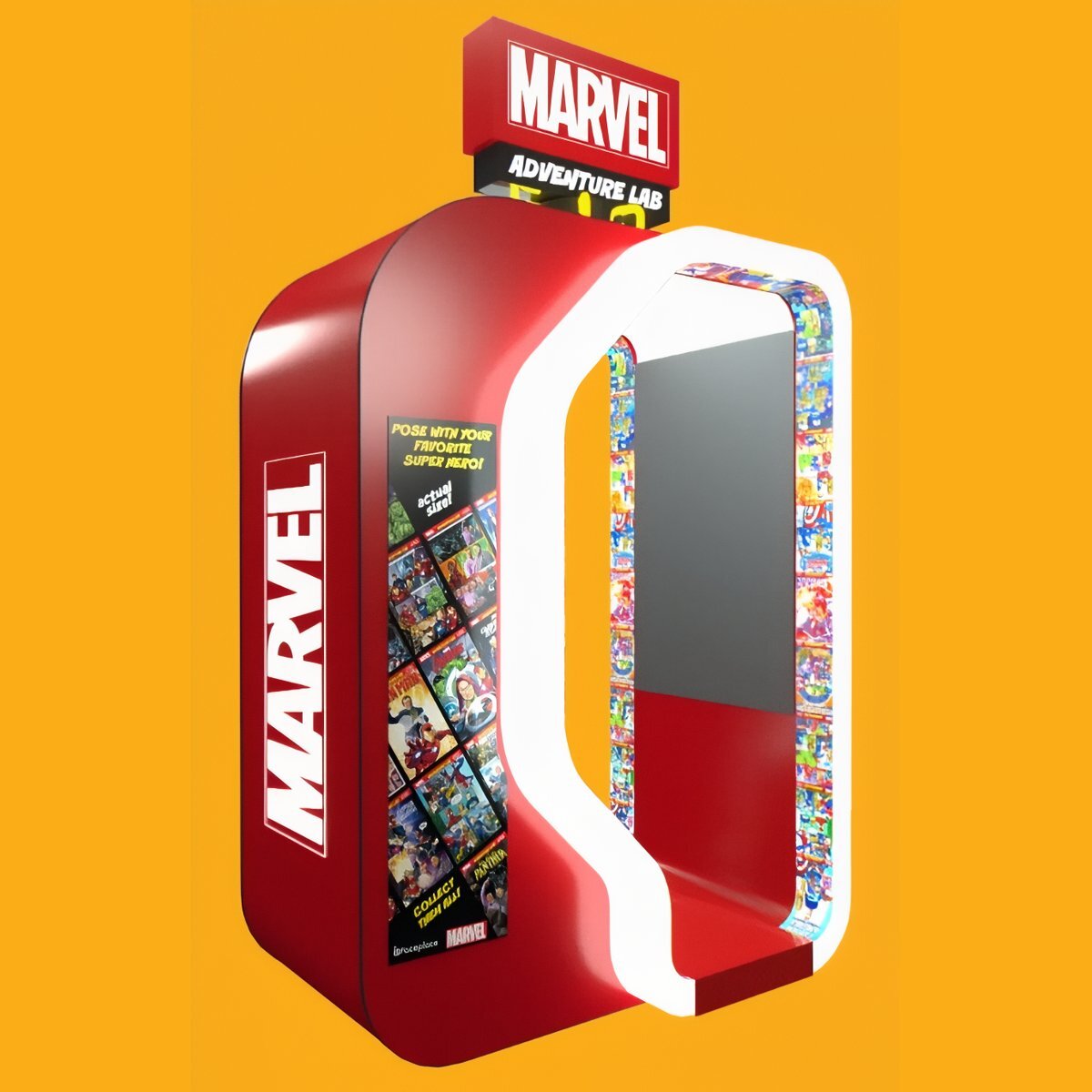 Face Place Marvel Adventure Lab Photo Booth