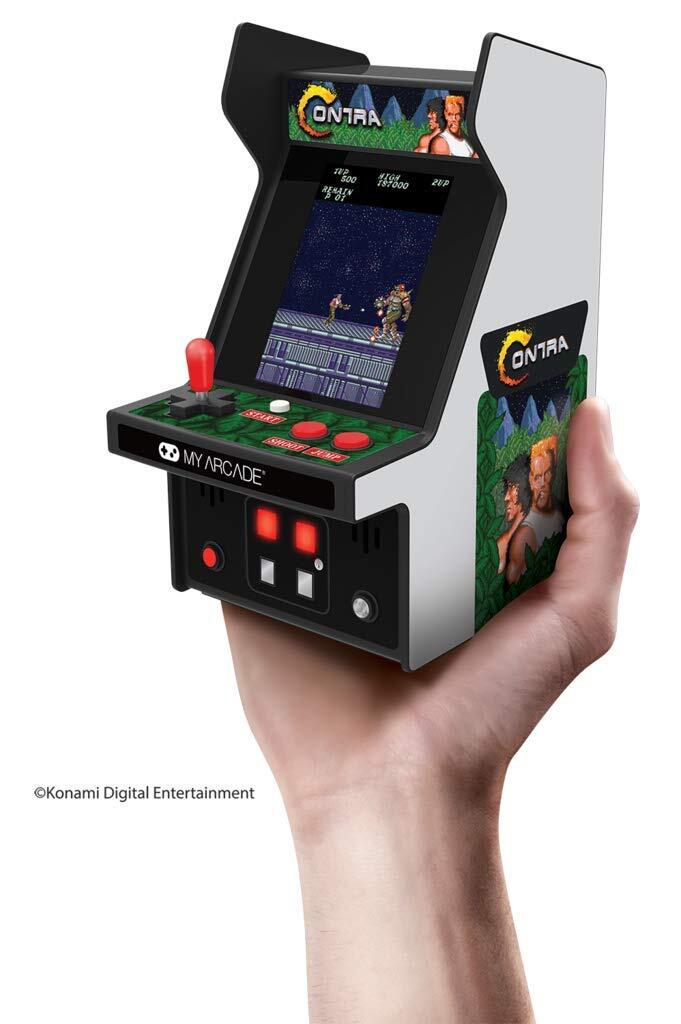 RETRO ARCADE CONTRA Micro Player My Arcade Video Game 20cm x 15.7cm x 11.6cm F/S