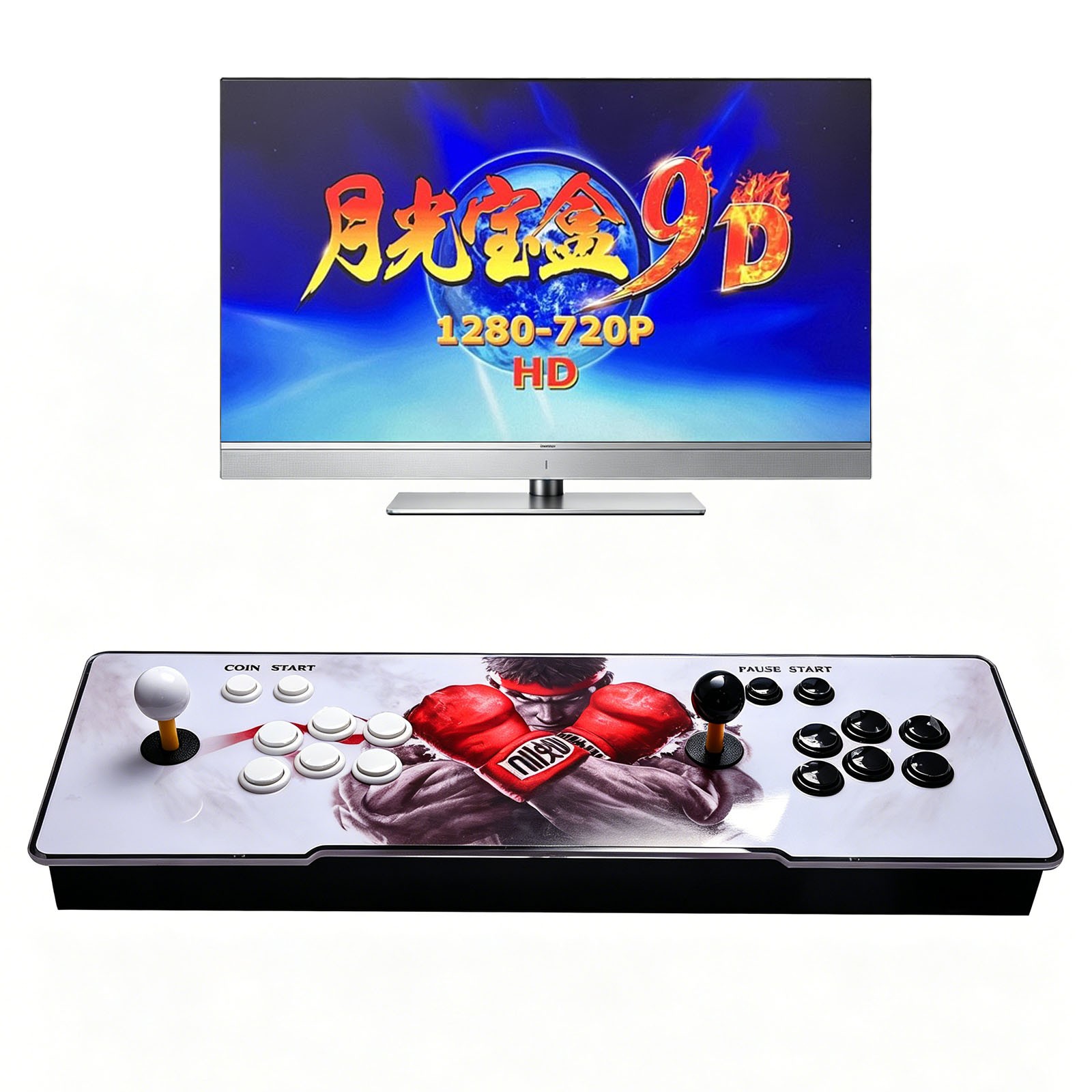 Pandora’s Box 9D Retro Gaming Console 2700 Games HDMI VGA Pause & Favorite List
