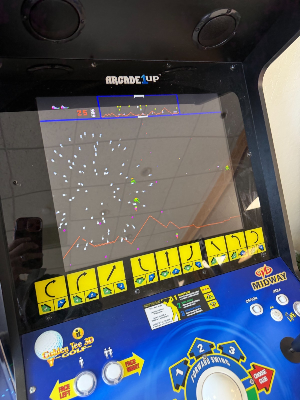 Arcade1up Golden Tee 3D & Midway Arcade Classics XL Size Classic Cabinet