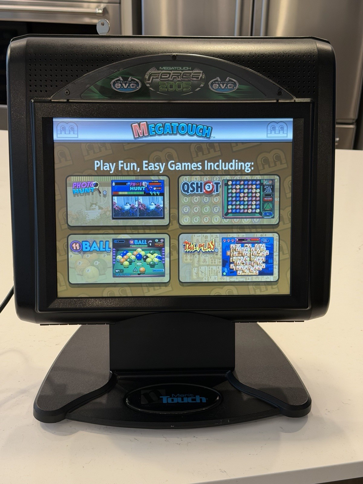 Megatouch Force 2005 15″ LCD Bartop Game Touchscreen Great Entertainment Works