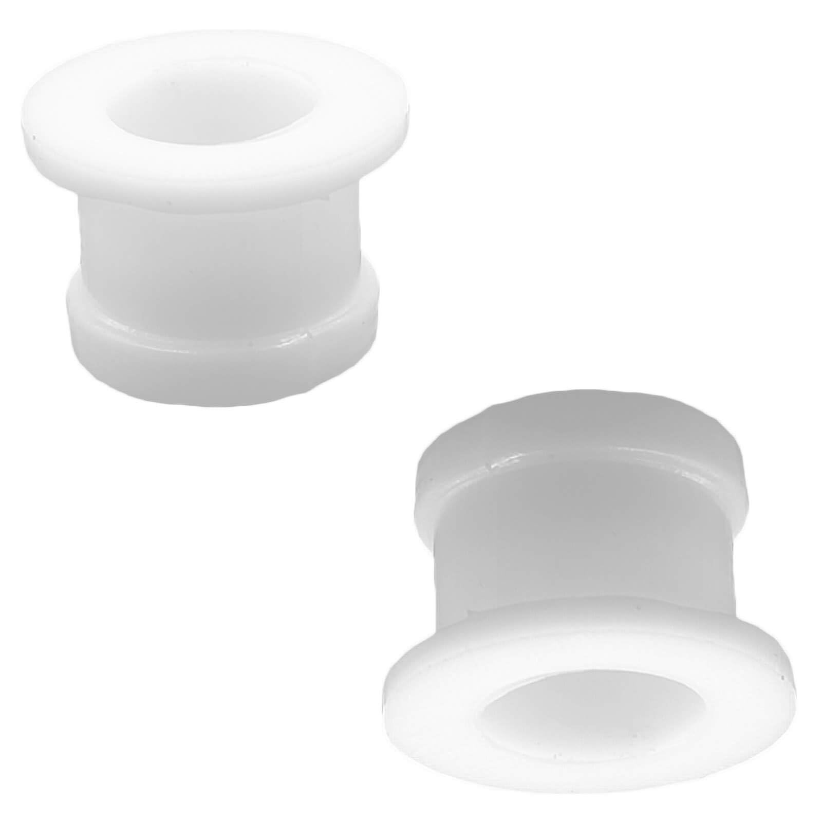 2 PCS Shifter Cable Bushing Kit, Compatible with Ford Edge 2012-2020 white