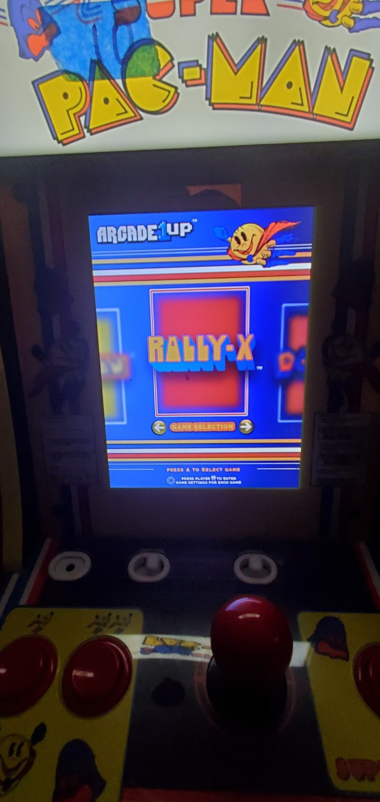 Arcade1Up Countercade – Mini Arcade 4-in-1 Pac-Man/Super Pac-Man/Dig Dug/Rally-X