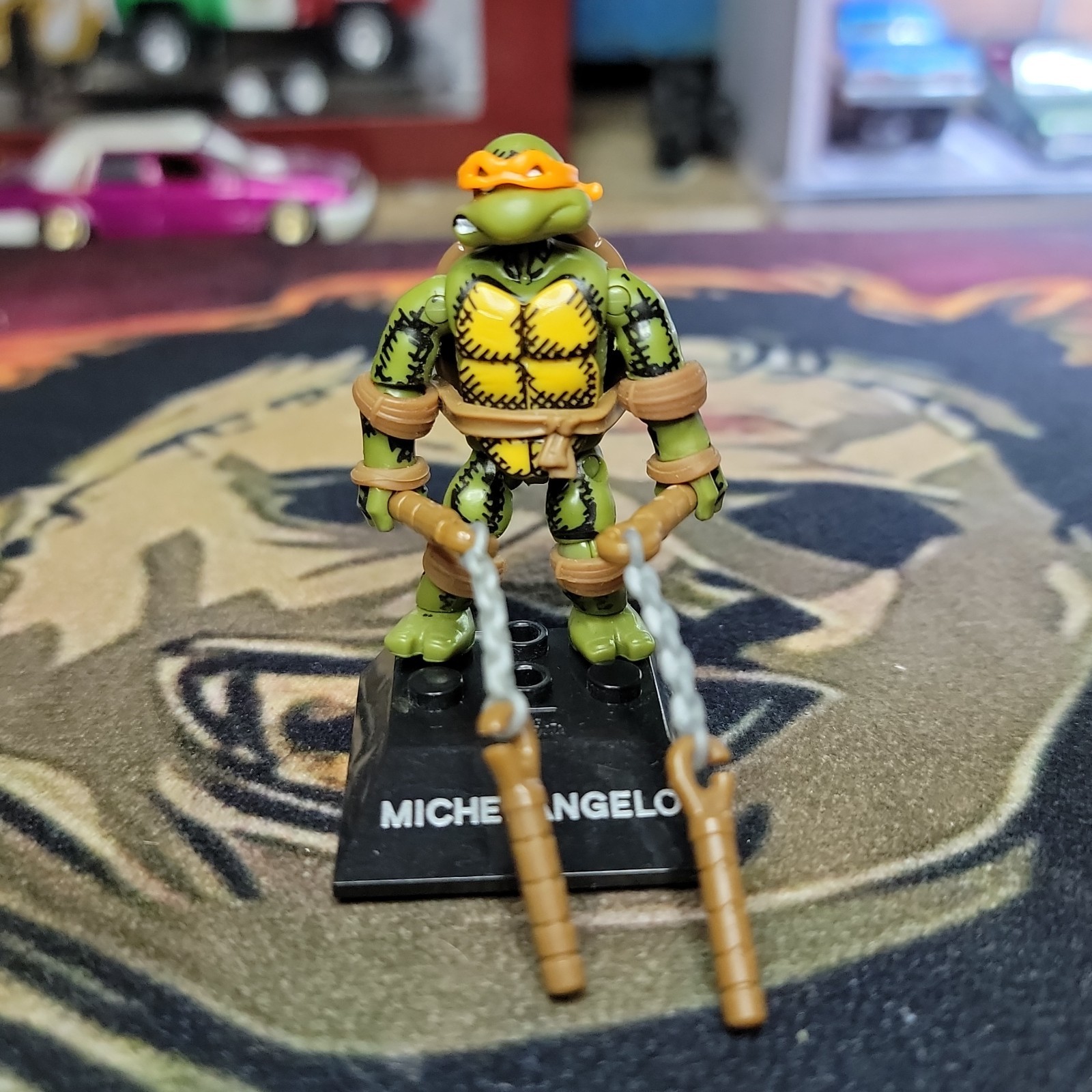 Teenage Mutant Ninja Turtles TMNT Tiny Arcade W/Mega Construx Tmnt Figure Read