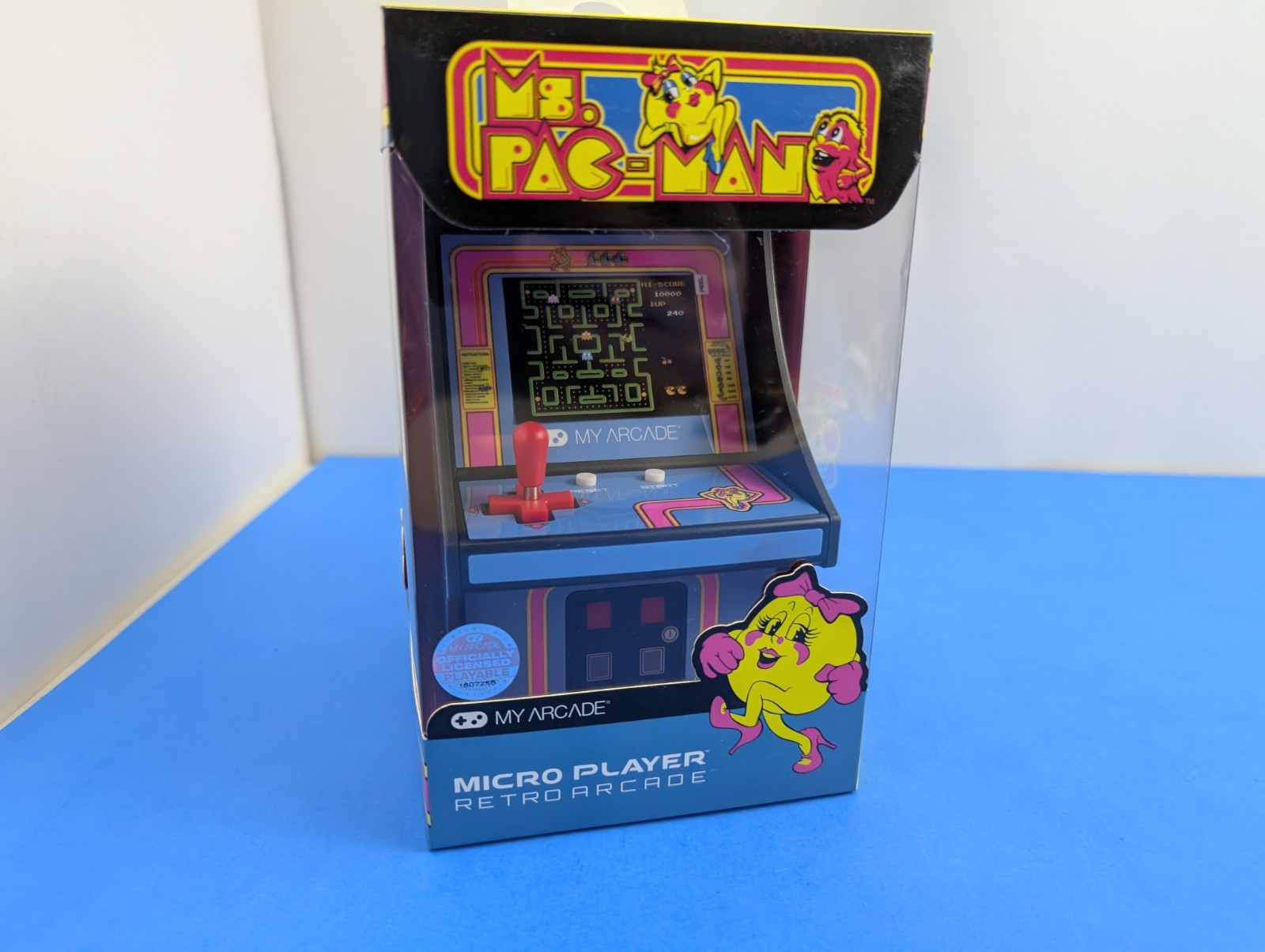My Arcade Ms Pac-Man Micro Player Retro Arcade Cabinet New Sealed