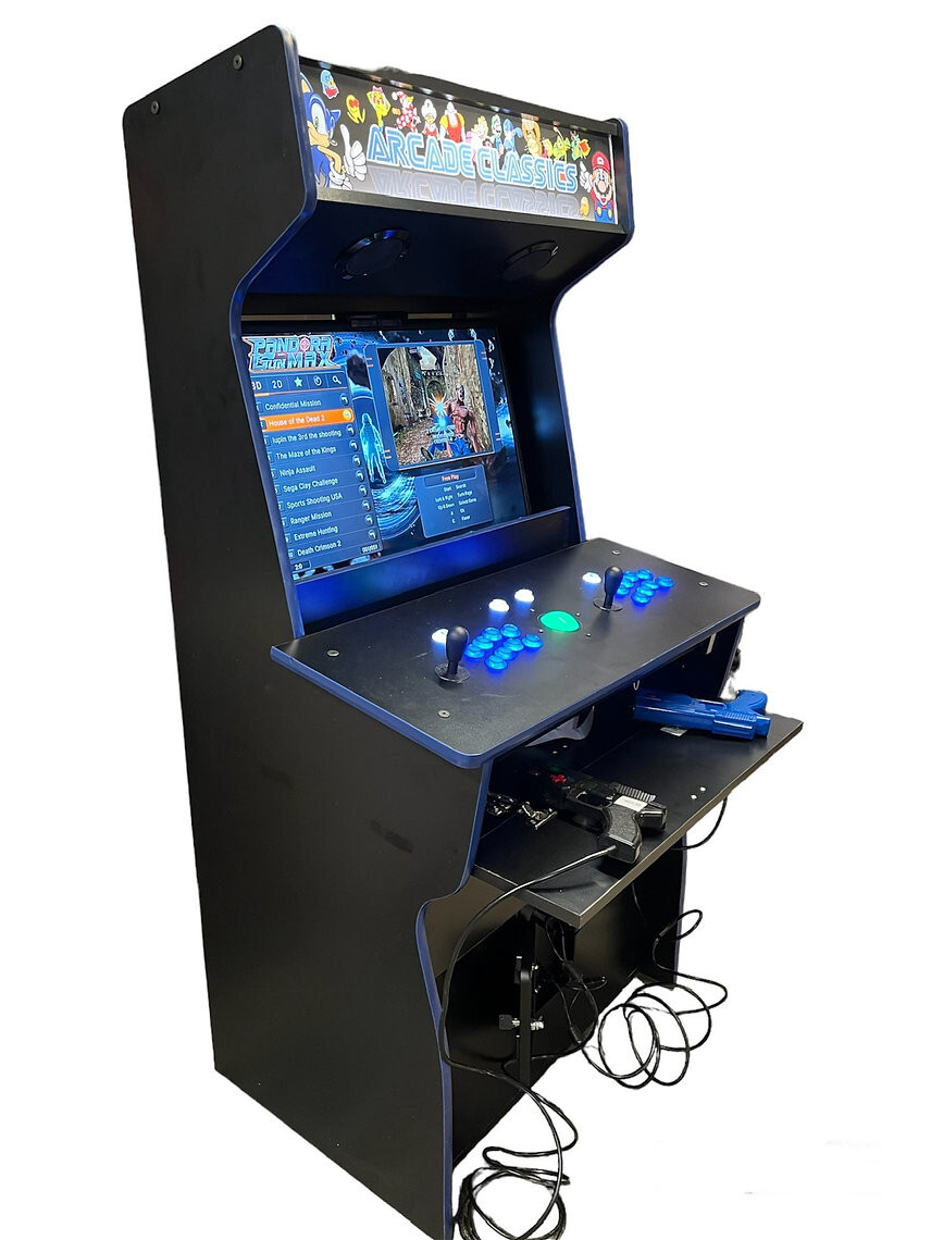 Ultimate Two Player Upright Arcade With Trackball and Dual Light Guns – 32