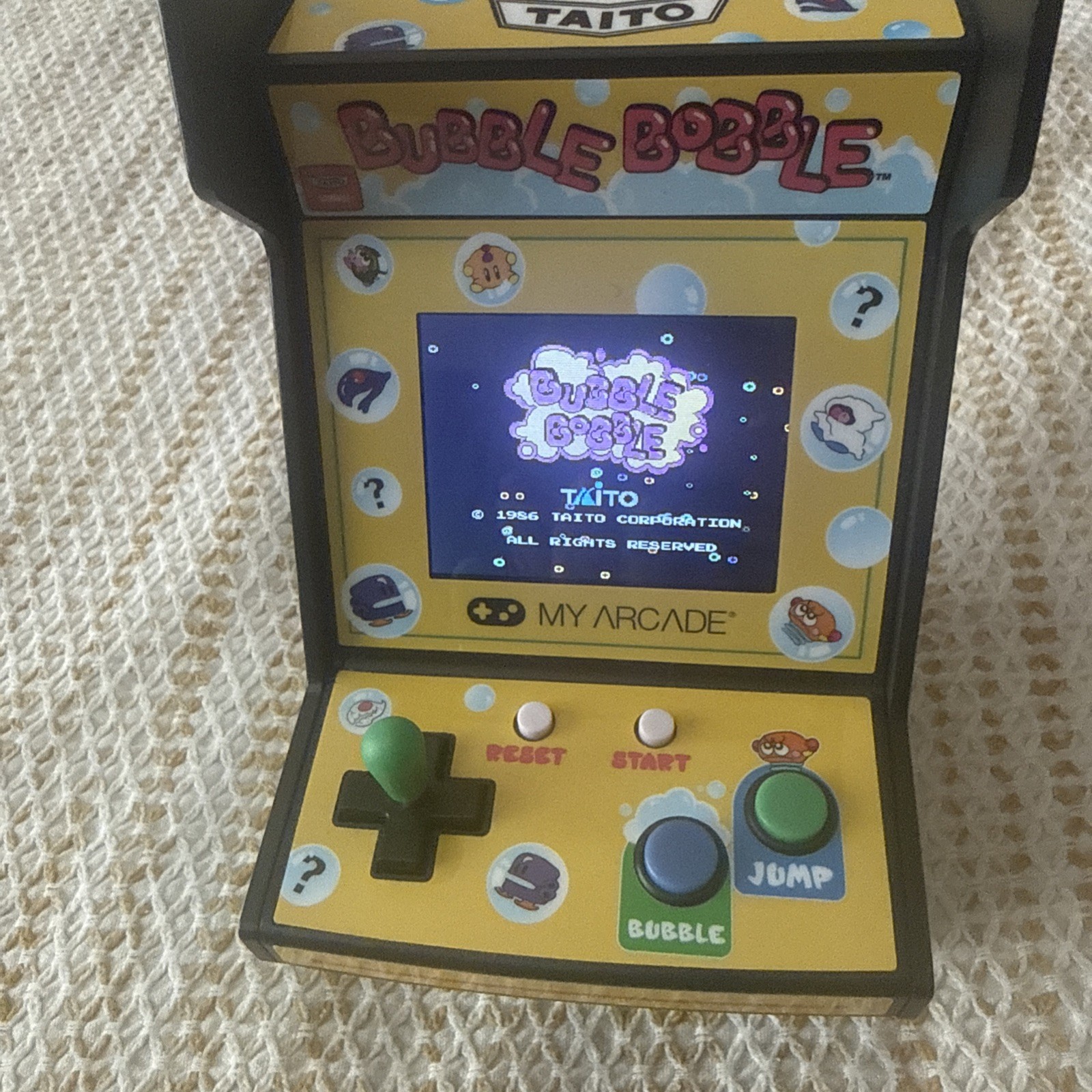 WB My Arcade DGUNL-3241 Bubble Bobble Micro Player Retro Arcade Machine – 6.75″