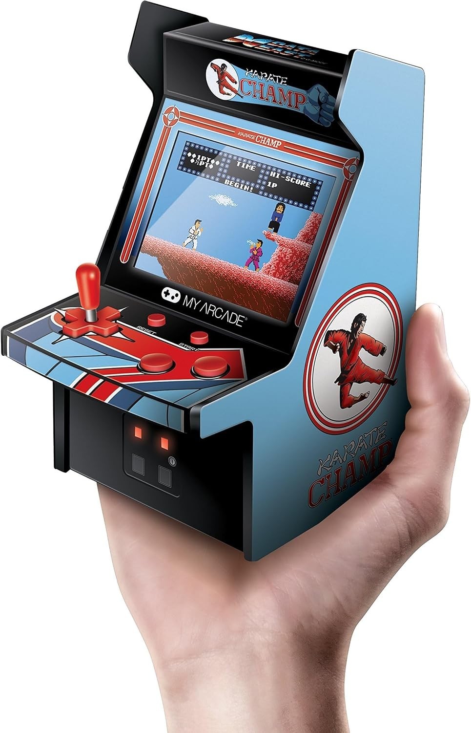 Karate Arcade Machine Mini 6.75 Inch Fully Playable Color Display and Speaker