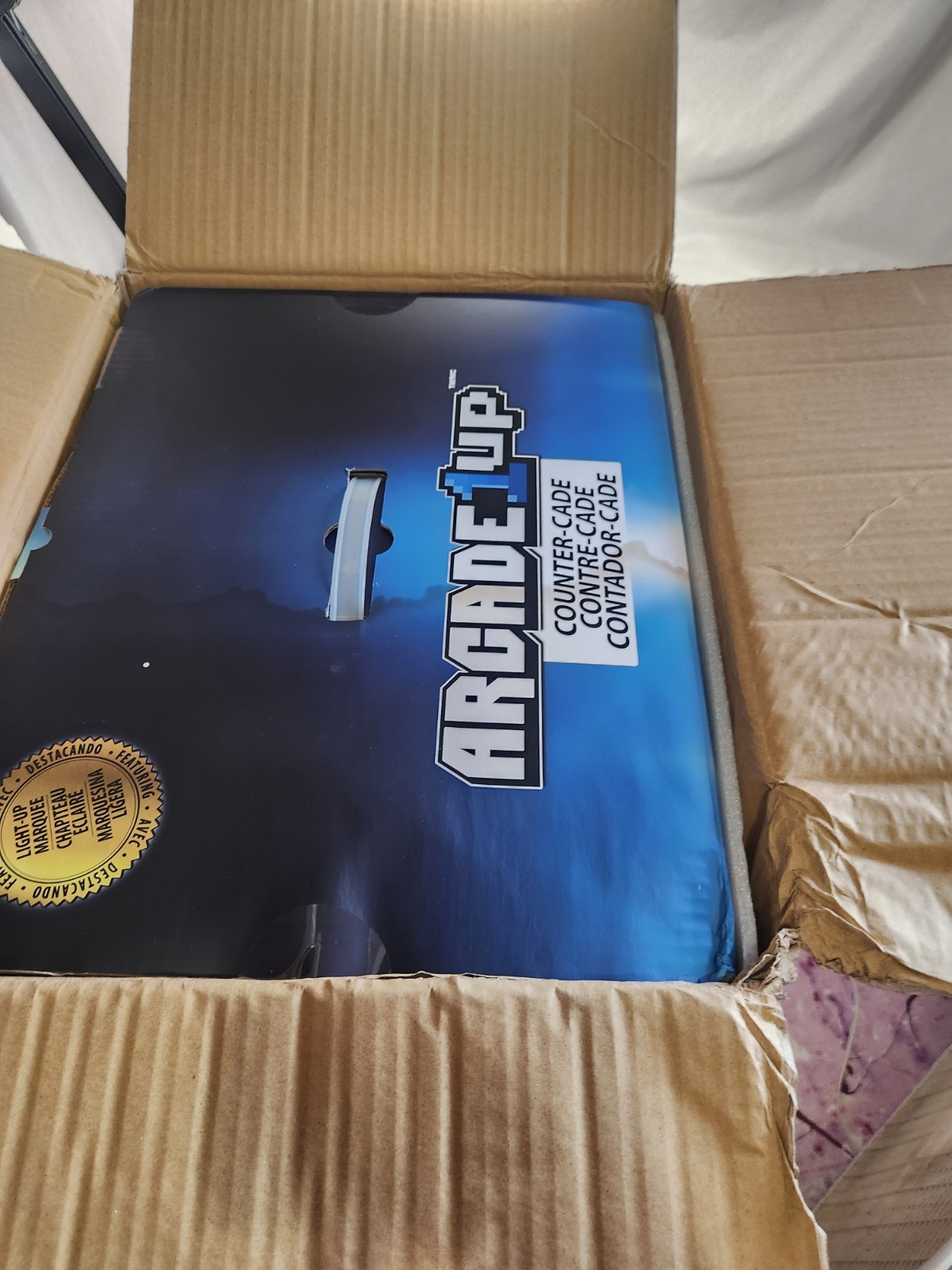 Arcade1Up NBA JAM Countercade 2 Player Lighted Marquee New in Box