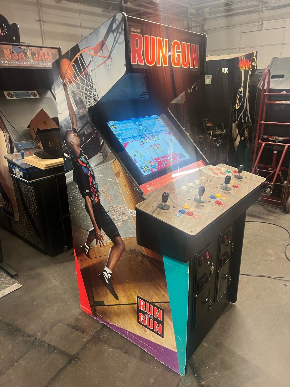RUN AND GUN ARCADE MACHINE by KONAMI 1993