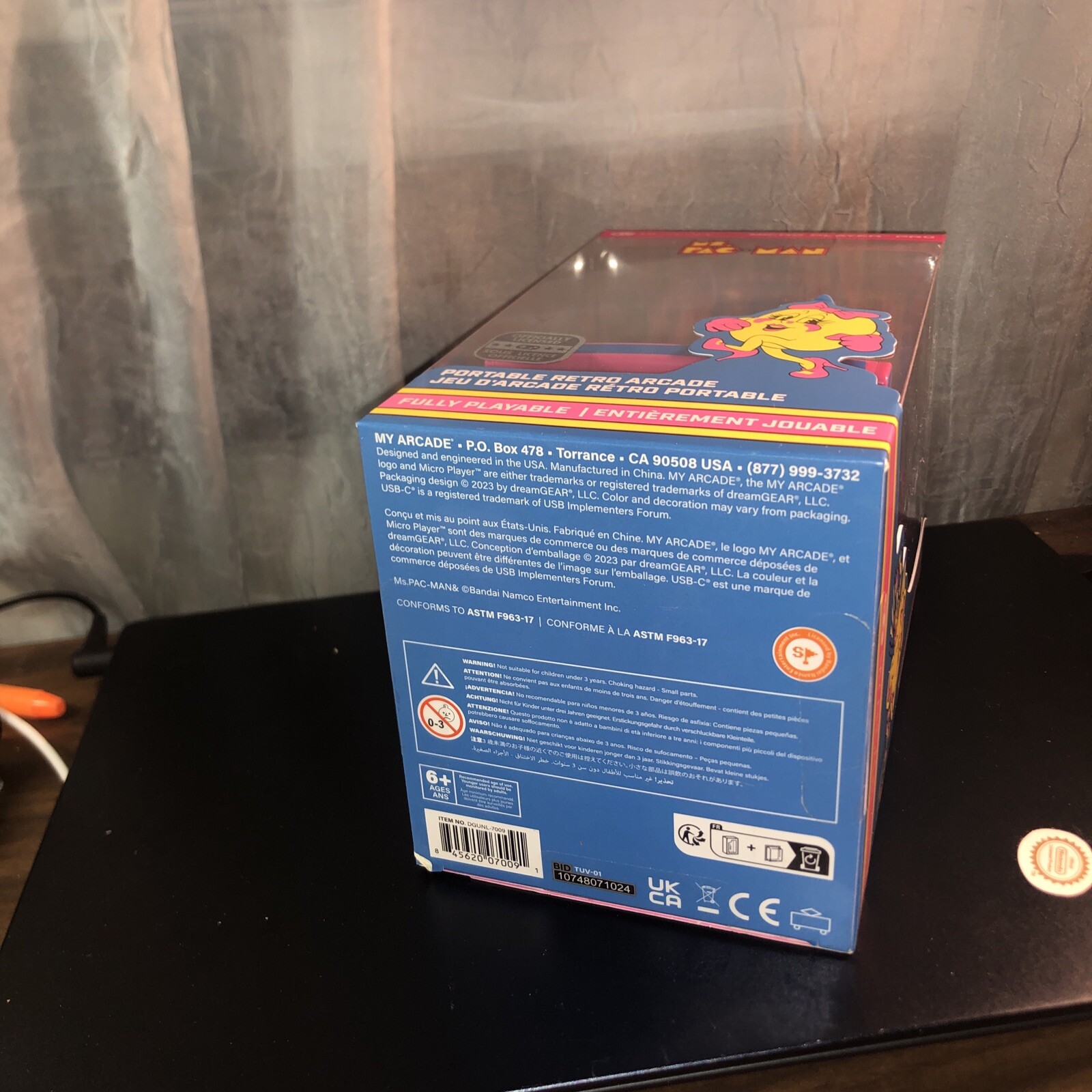 My Arcade Ms. PAC-Man Micro Player Pro Portable Retro Arcade Bandai Namco!