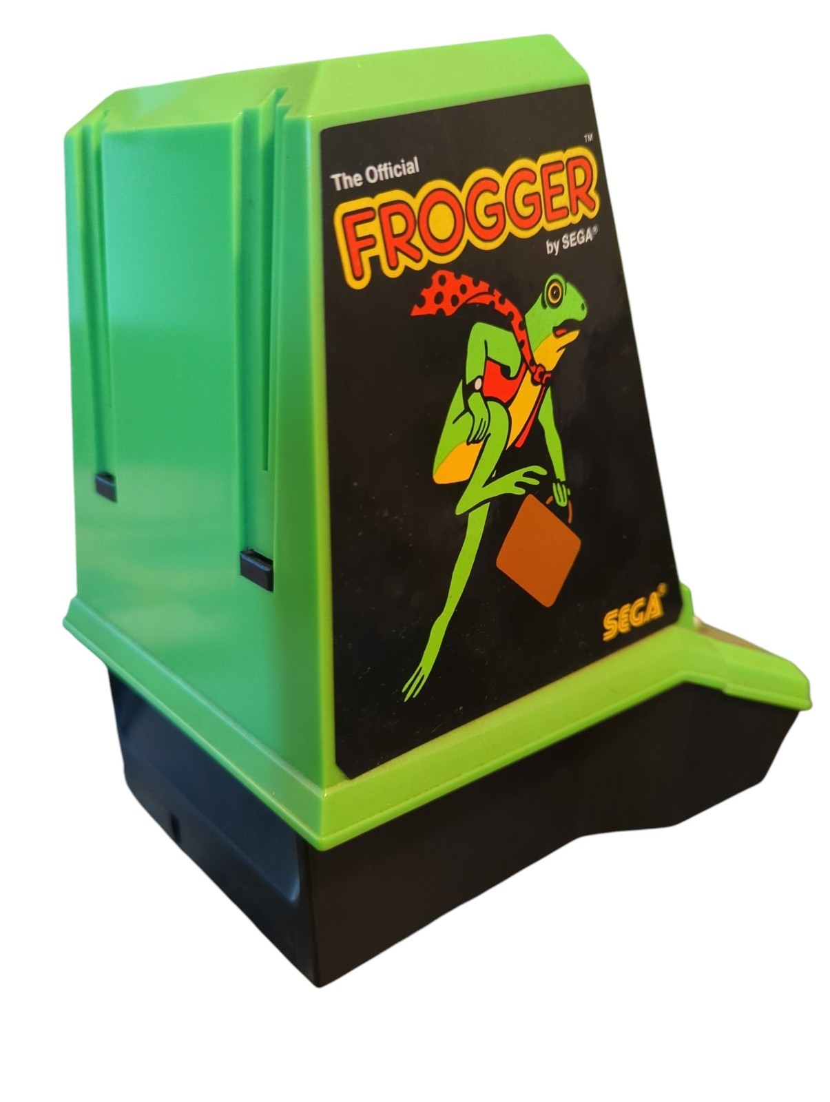 Vintage – 1982 Frogger Tabletop Mini Arcade by Coleco Sega – (A7)
