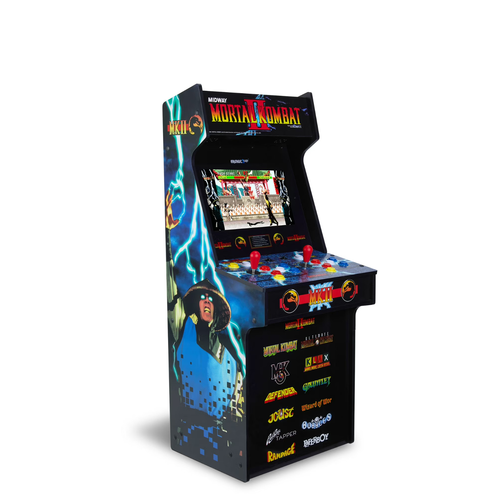 2-Player Arcade1Up Mortal Kombat II Classic w/ 13 Games At-Home Arcade Machine