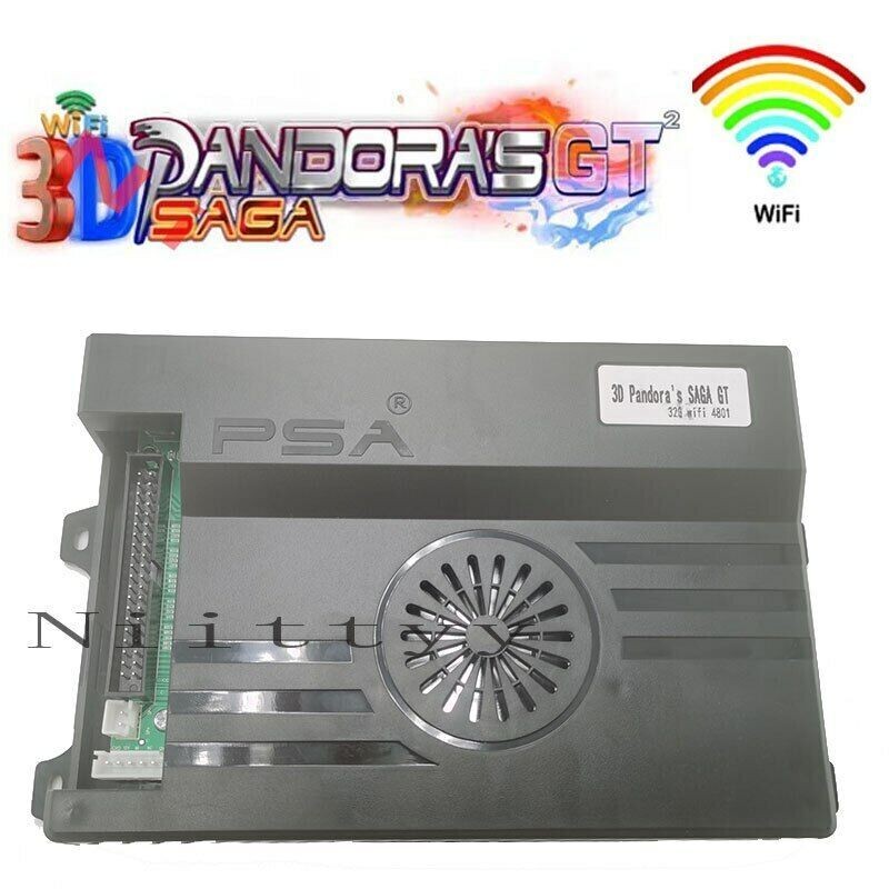 New 3D Wifi Pandora Saga box 14 5200 In 1 PCB Board 120 3D Games family version