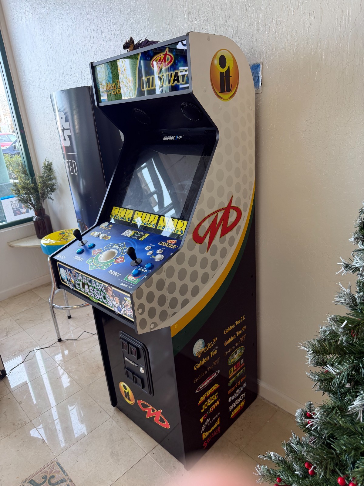 Arcade1up Golden Tee 3D & Midway Arcade Classics XL Size Classic Cabinet