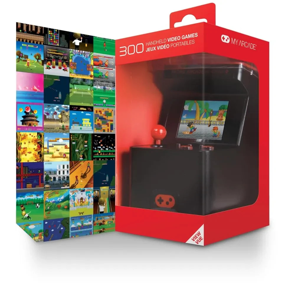 My Arcade DGUN-2593 Retro Arcade Machine X: Mini Game Arcade Cabinet 300 Games