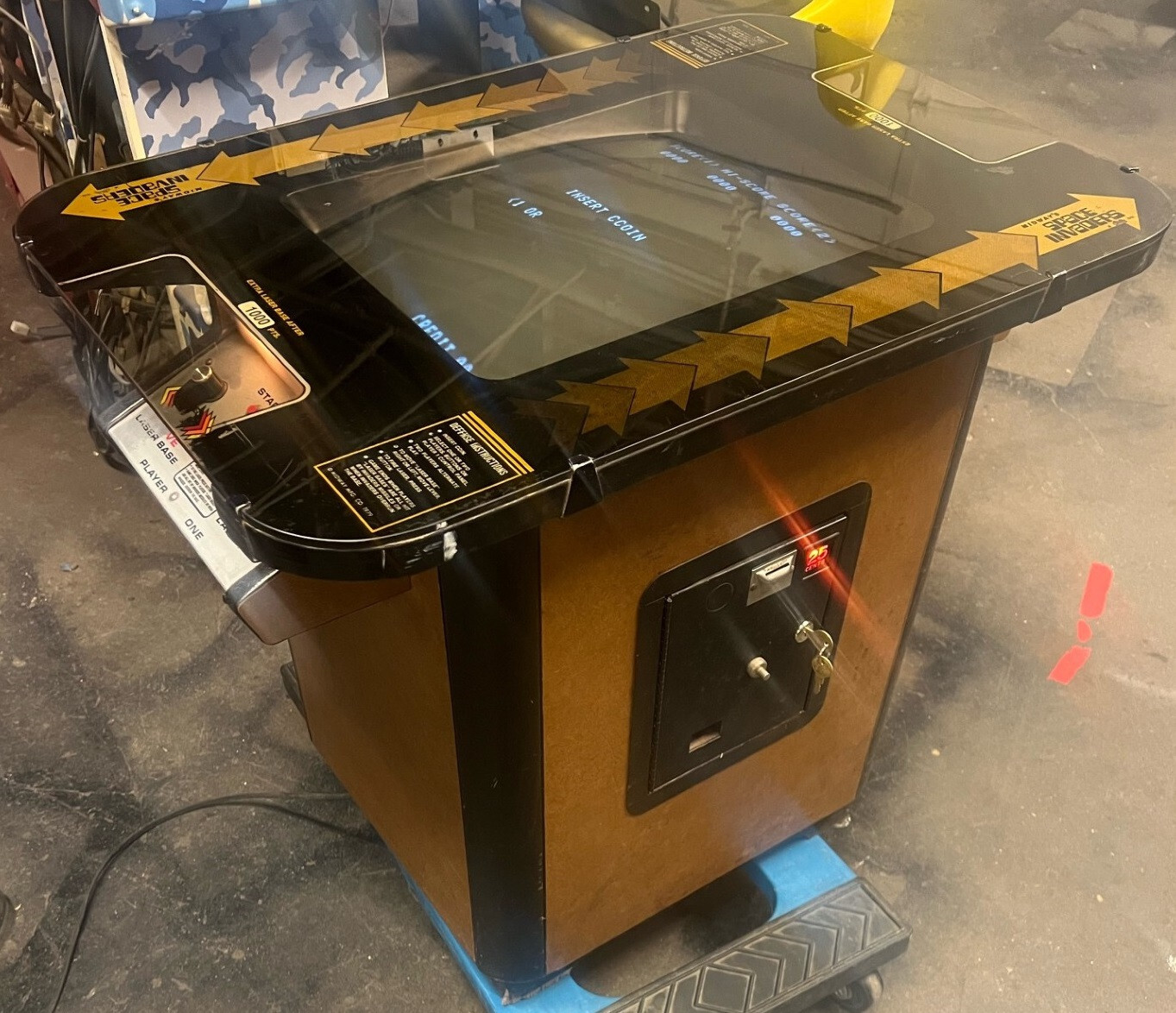 SPACE INVADERS Cocktail Table ARCADE MACHINE MIDWAY 1978 (Excellent)