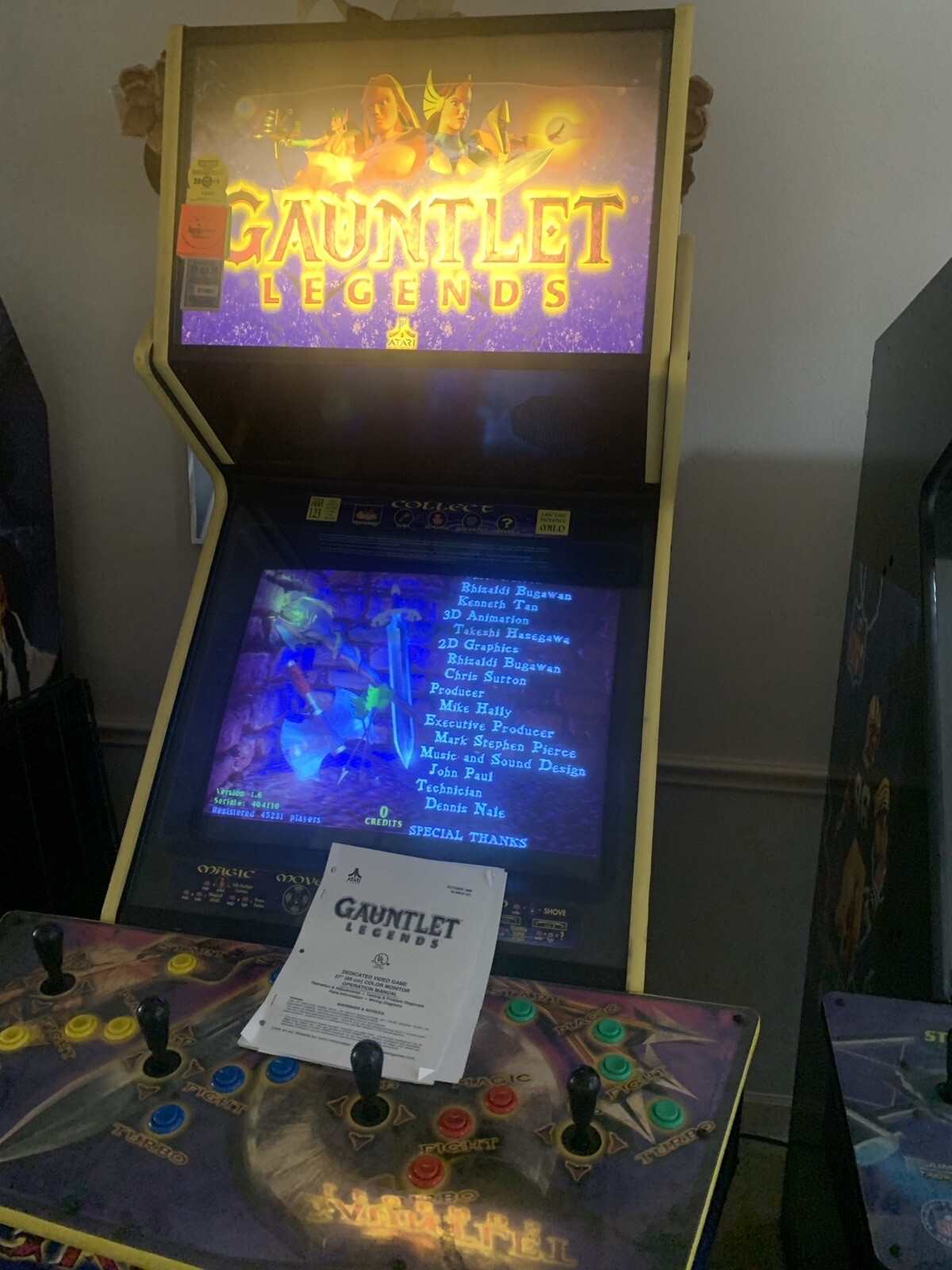 gauntlet legends arcade