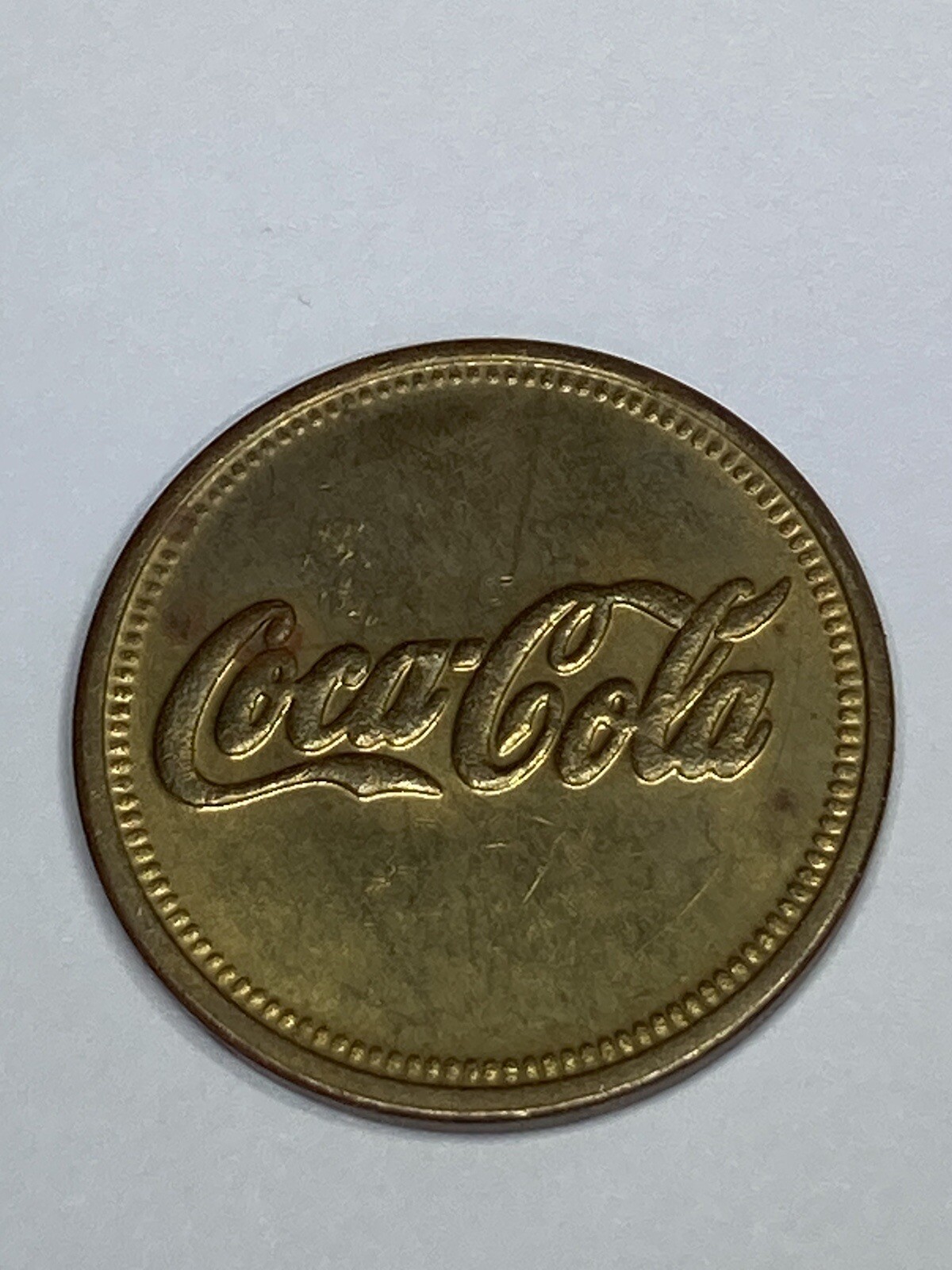 SCARCE PALACE PARK COCA-COLA ARCADE TOKEN IRVINE CALIFORNIA OBSOLETE #qe1