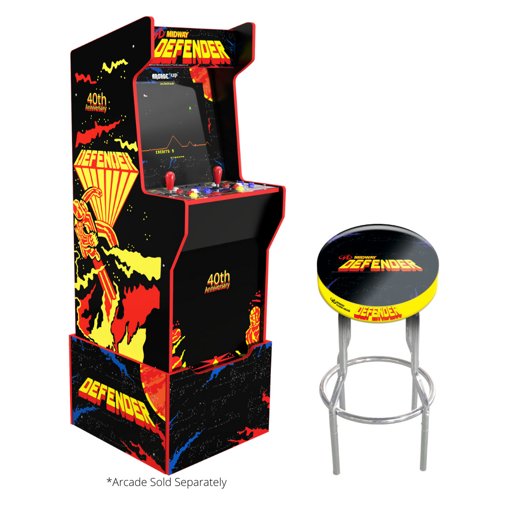 Defender Midway Adjustable Stool, Arcade1Up