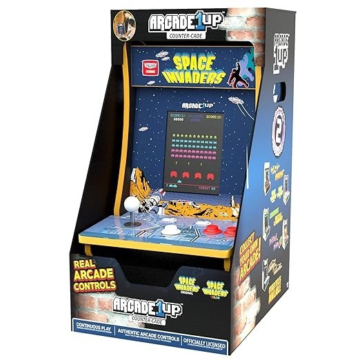 Space Invaders Counter-Cade Countertop Arcade 1up Brand New