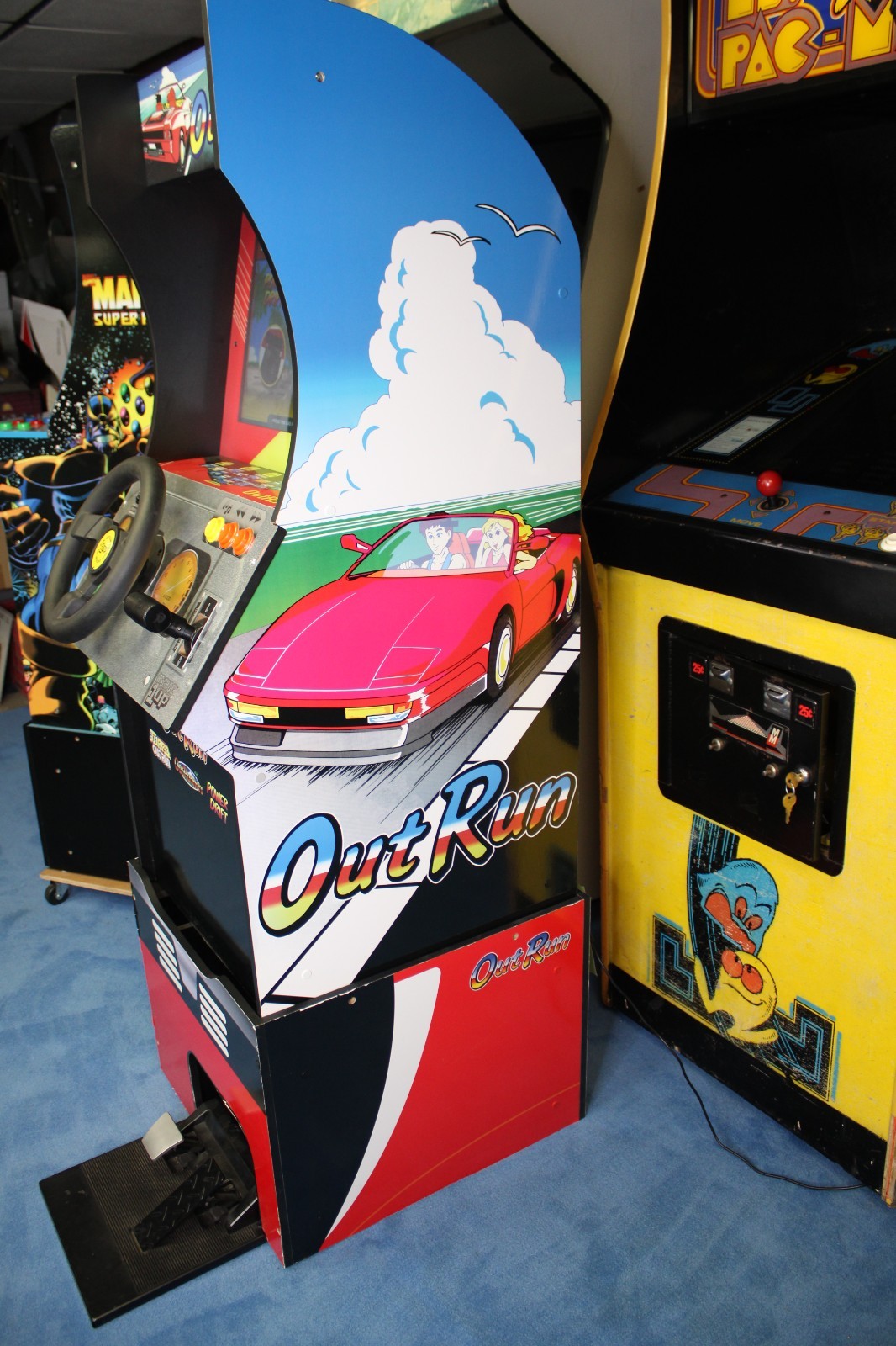 Arcade1UP Outrun Driver Arcade ,OutRunners, Rad Rally Power Drift – WORKING