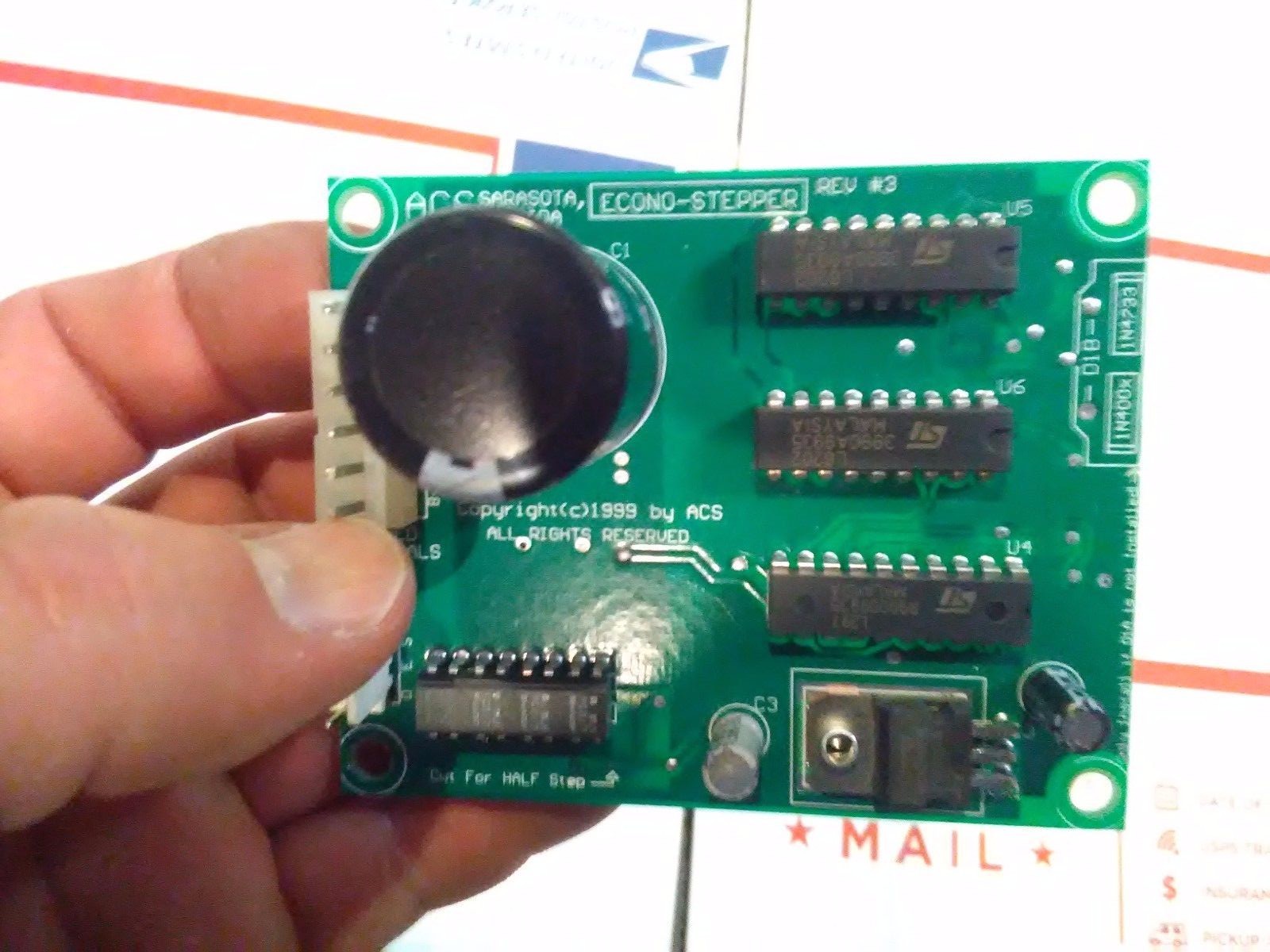 Benchmark Drill O Matic arcade stepper motor pcb working #3