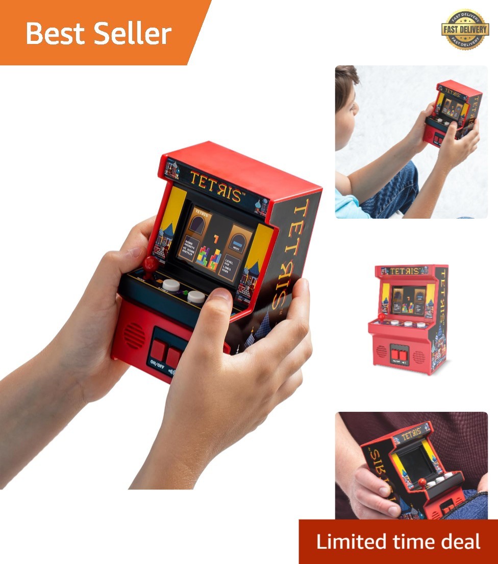 Mini Arcade Tetris Game – Retro Handheld Classic for Kids and Collectors