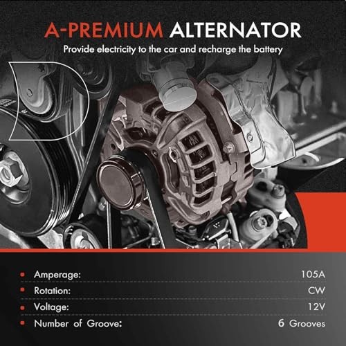 Alternator Compatible with Chevrolet Blazer 1998 1999 2000, S10, Astro & GMC