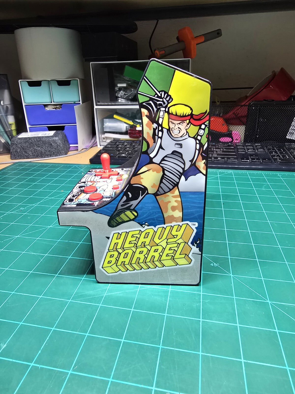 My Arcade DGUNL-3205 Heavy Barrel Micro Player Retro Arcade Machine 6” Game New