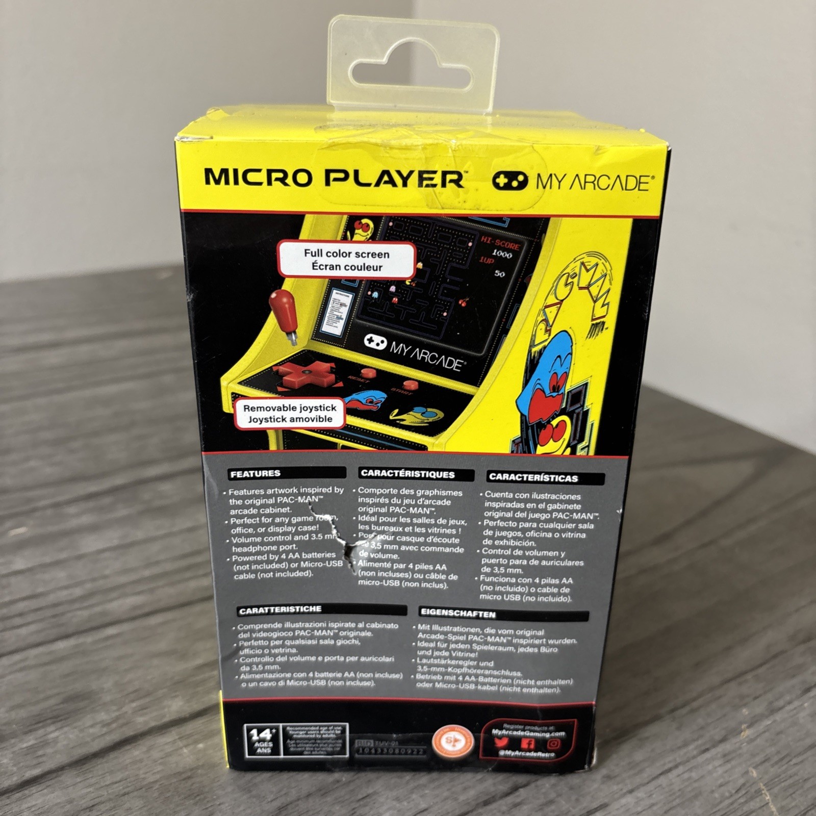 My Arcade – Micro Player Retro Arcade – Pac-Man – Sealed Box Damage