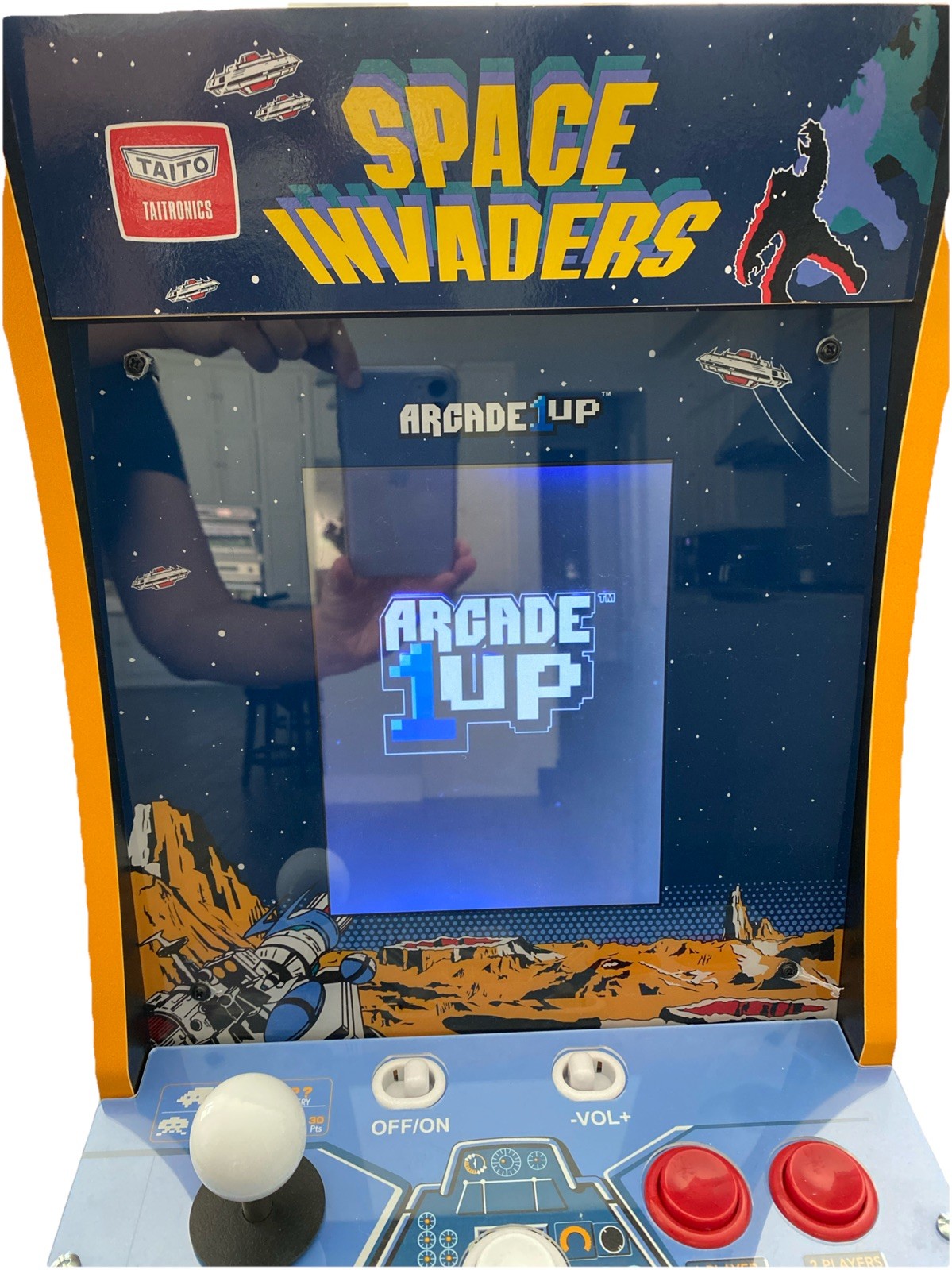 Arcade1Up Space Invaders Counter-Cade Countertop Arcade 1up Countercade