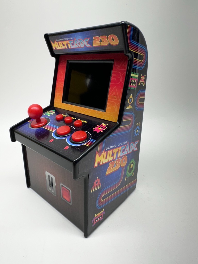 Multicade 230 Sound Logic XT Mini Retro Arcade Video Game Machine – works. EUC