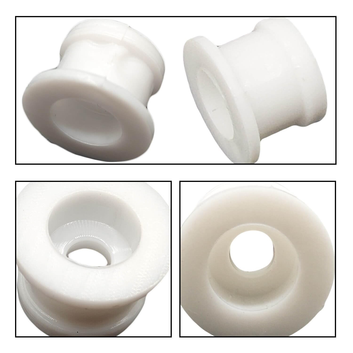 2 PCS Shifter Cable Bushing Kit, Compatible with Ford Edge 2012-2020 white