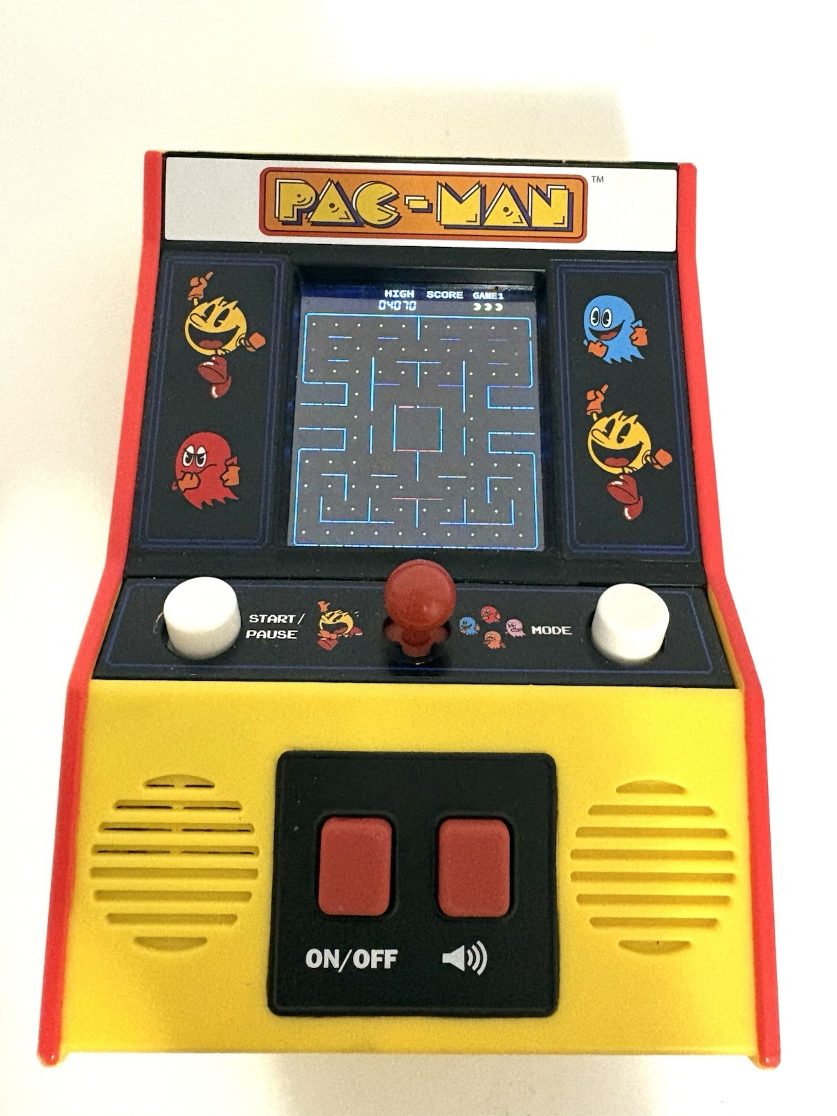 2019 Pac-Man Mini Arcade Classic Video Game Bandai Namco #09530 Tested Works
