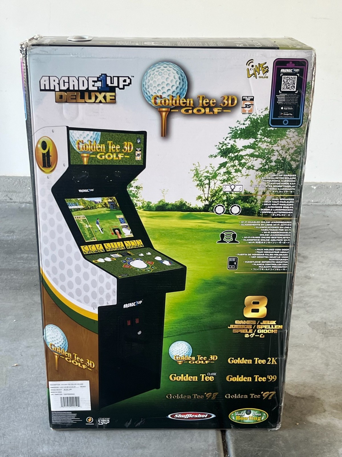 Golden Tee Golf 3D 35th Anniversary Deluxe Arcade Machine Arcade1Up (Brand New)
