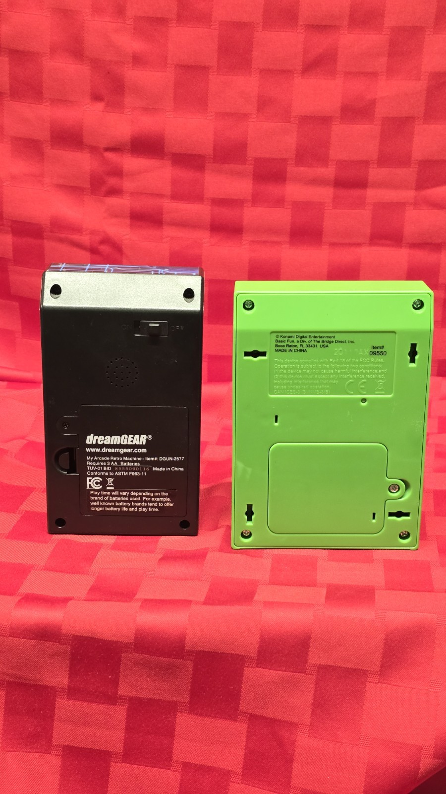 Lot of 2 Handheld Mini Arcade Machines – My Arcade Retro Machine + Frogger – Bot