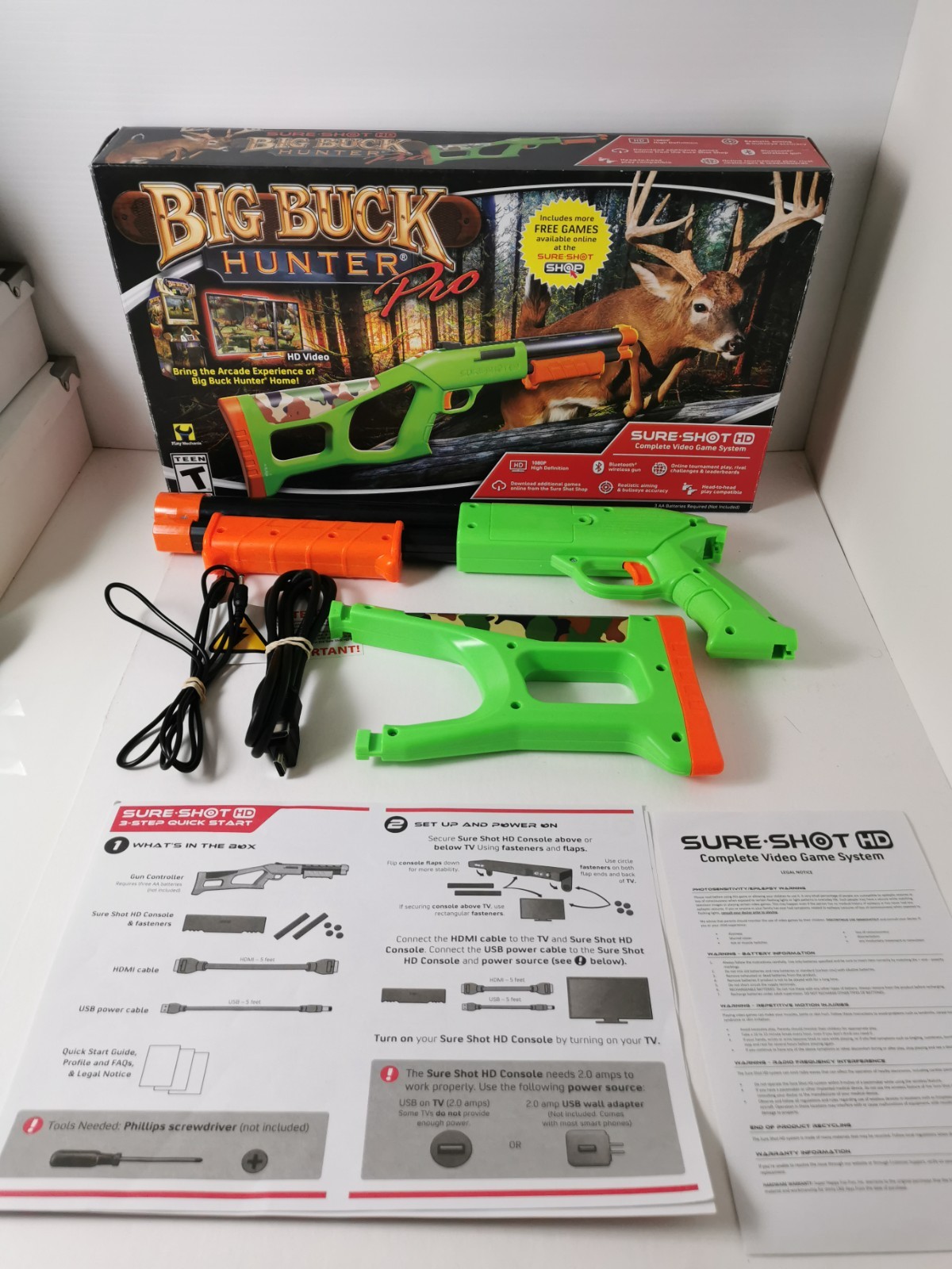 Big Buck Hunter Pro Sure Shot HD Gun Controller Only Replacement Part Untested