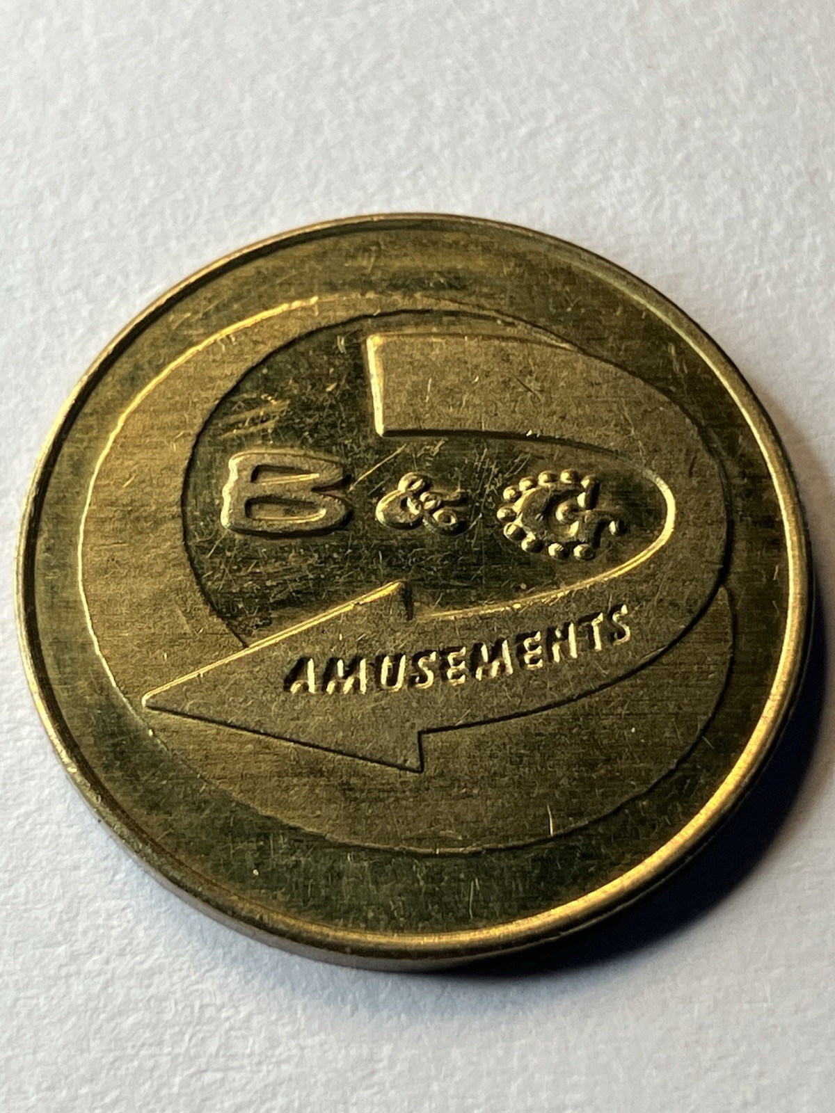 RARE PROMENADE CINEMA ARCADE SIOUX CITY IOWA B&G AMUSEMENTS OBSOLETE #um3