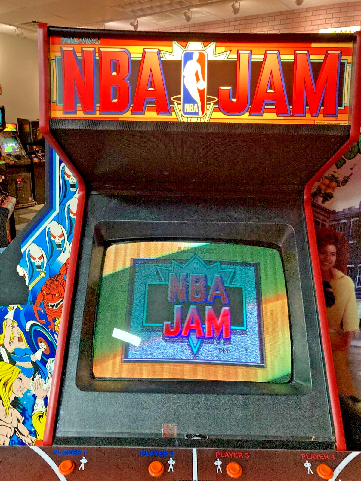 NBA Jam Session – 1993 Midway – Arcade Machine – 2723