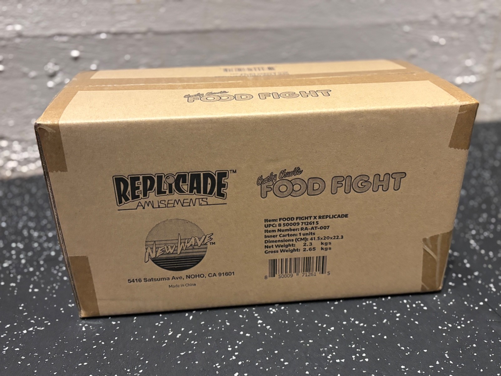 Replicade FOOD FIGHT Original Ltd 1st Edition 1/6 Scale 12″ Mini Arcade – NEW