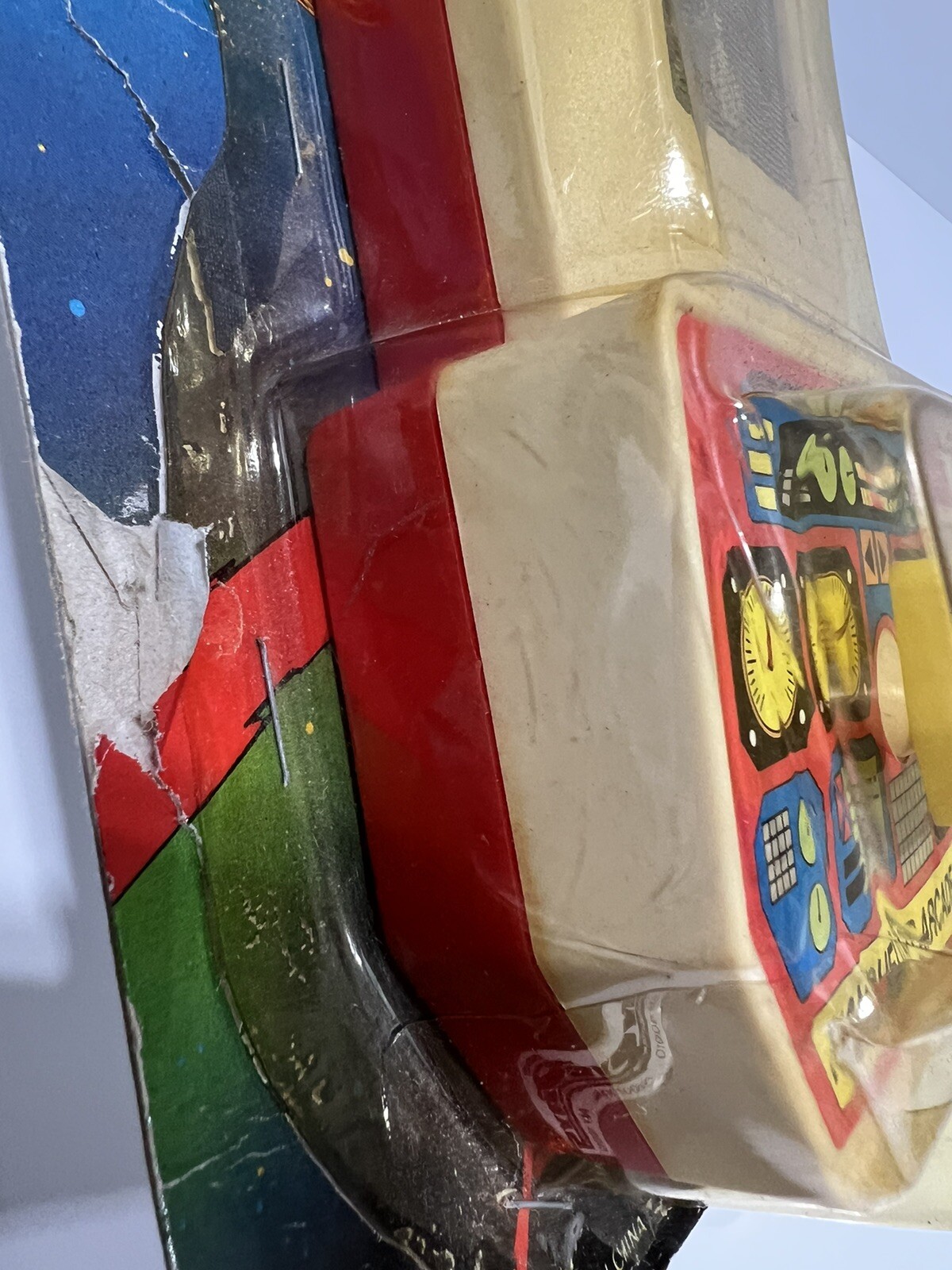 Vintage 1990 Soma Space Adventure Handheld Arcade Game On Damaged Opened Package